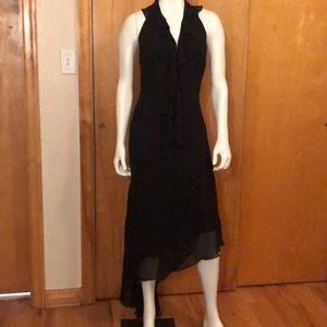 White House Black Market Black Halter Dress